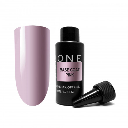 ONE NAIL   База камуфлирующая жесткая  Base   PINK  (бутылка)   50мл оптом
