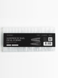 NAIL REPUBLIC   Сендвич СТИЛЕТ   120шт   Верхние формы с подложками 3в1