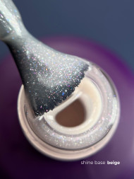 GRAPE   Base Shine BEIGE   15мл   База камуфлирующая с шиммером