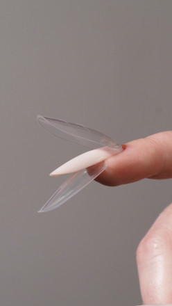 NAIL REPUBLIC   Сендвич НАТУРАЛЬНЫЙ МИНДАЛЬ   120шт   Верхние формы с подложками 3в1 оптом