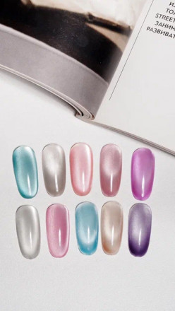 NAIL REPUBLIC   Гель-лак кошачий глаз   10мл   Silk CATS   #113 оптом
