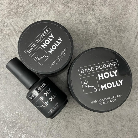 HOLY MOLLY   База прозрачная   Base   RUBBER   50мл   (шайба) оптом