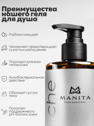 MANITA   Gel BLANCHE   460мл   Гель для душа парфюмированный оптом