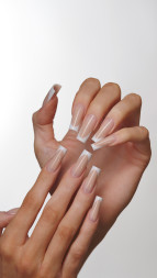 NAIL REPUBLIC   Выкладной френч  КВАДРАТ   150шт   Верхние формы с бортиком