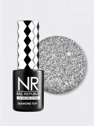 NAIL REPUBLIC   Топ светоотражающий без л/с   Top   DIAMOND   #07   10мл оптом