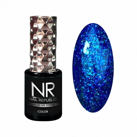 NAIL REPUBLIC   Гель-лак с шиммером   10мл   Frozen   #464 оптом