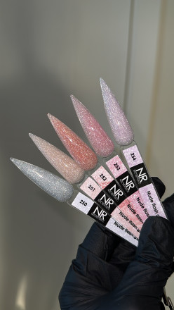 NAIL REPUBLIC   Гель  для моделирования самовыравнивающийся светоотражающий   Gel   NUDE FLASH   #253   15г оптом