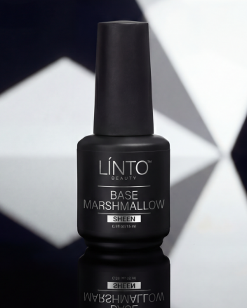 LiNTO   Base MARSHMALLOW SHEEN  15мл   База бескислотная камуфлирующая с шиммером оптом