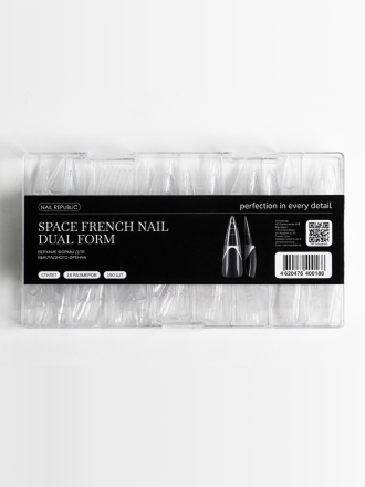 NAIL REPUBLIC   Выкладной френч  СТИЛЕТ   150шт   Верхние формы с бортиком оптом