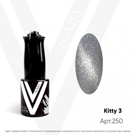 VOGUE NAILS   Гель-лак кошачий глаз с блёстками  10мл  KITTY  #3 оптом