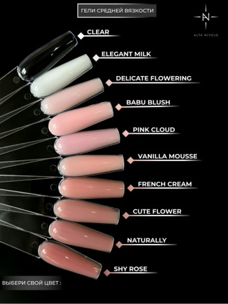 ALTA NIVELO   Гель для моделирования   Gel Black   DELICATE FLOWERING   30г оптом